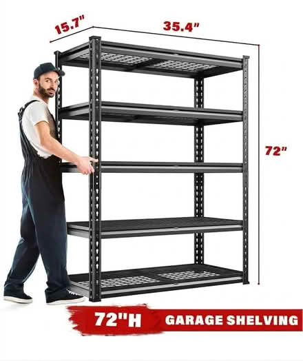 Photo of free Garage shelves, unassembled, unused (Brookdale) #1