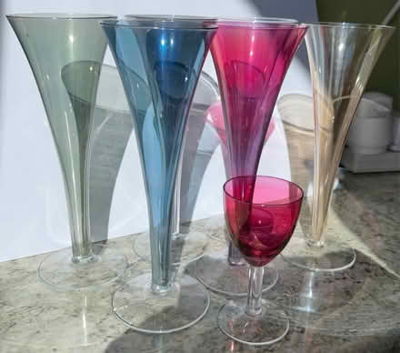 Photo of free Coloured flute glasses (Welling DA16) #3