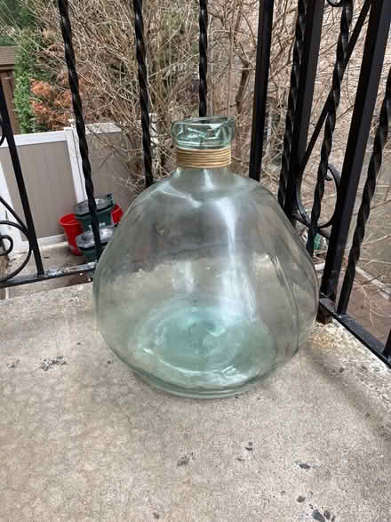 Photo of free Large recycled glass vase (Cliffside Park, NJ) #1