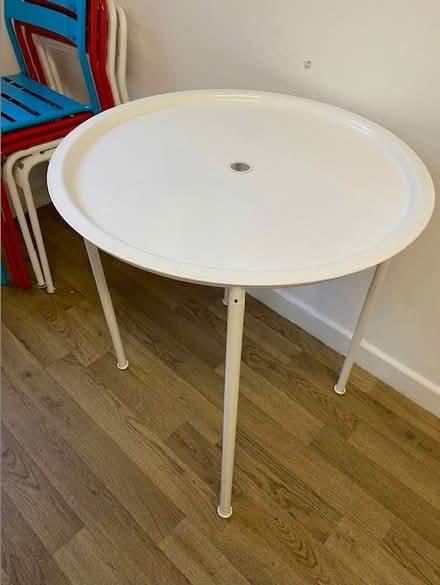 Photo of free White Metal Tables (New England Quarter BN1) #1
