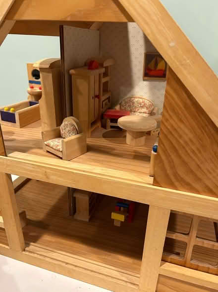 Photo of free Wooden Doll House with Furniture (Brookeville -Georgia/Gold Mine) #3