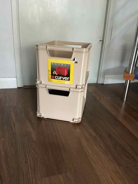 Photo of free Two Curver Storage Boxes (Ware SG12) #1