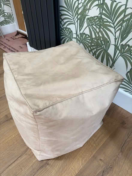 Photo of free Nearly new beanbag footstool (Wokingham RG40) #3