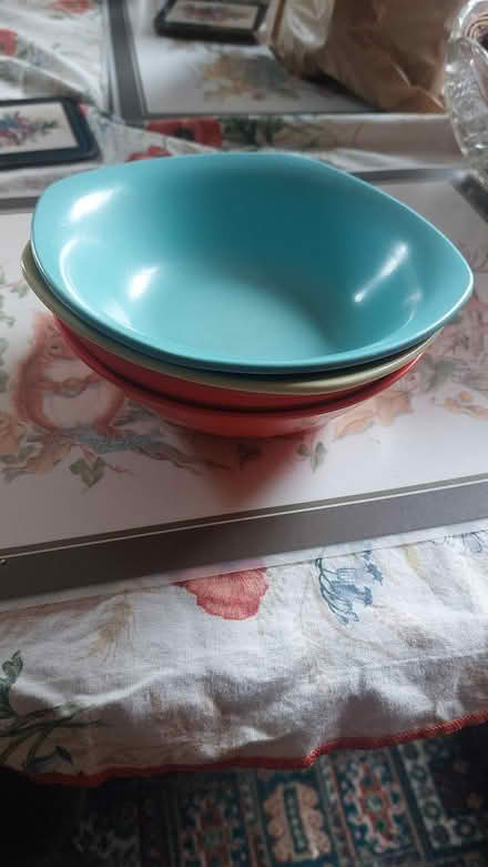 Photo of free 4 plastic bowls (Burgess Hill RH15 8NU) #1
