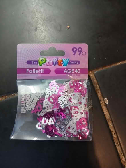 Photo of free 40 birthday confetti (Weeke SO22) #1