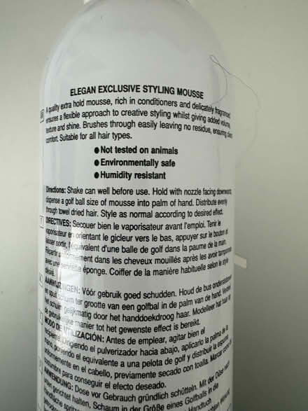 Photo of free Hair mousse - large - full (Belle Vale L25) #2