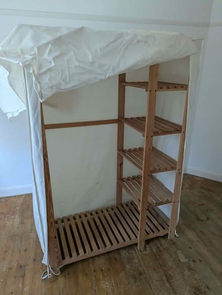 Photo of free Wardrobe with canvas cover (Steyning BN44) #1
