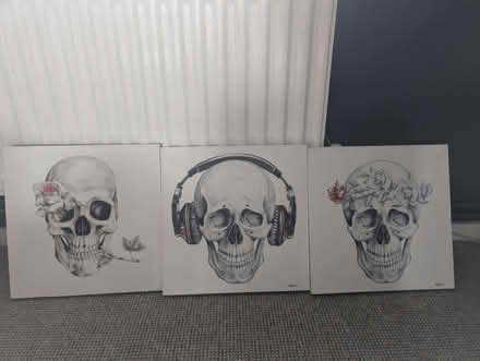 Photo of free 3 x skull prints (BN23) #1