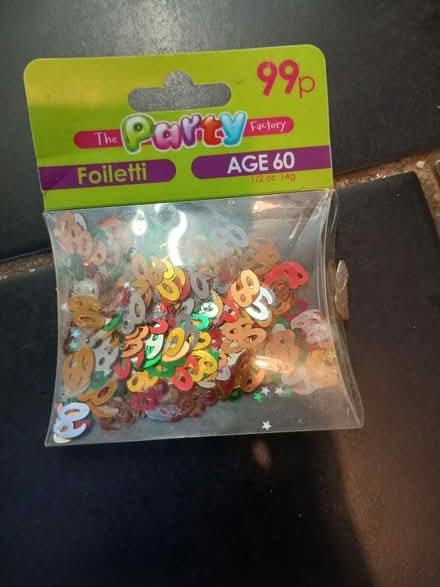 Photo of free 60 birthday confetti (Weeke SO22) #1