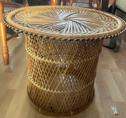 Photo of free Wicker table (Whiteway, Bath) #1