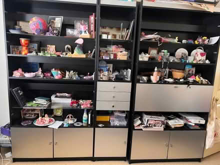 Photo of free Black and Silver Wall Unit (Charlottesville) #1