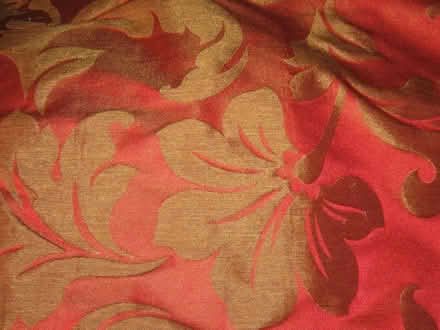 Photo of free Curtains - red and gold lined brocade (Verwood BH31) #1