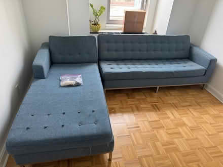 Photo of free Mid century modern sectional sofa (Downtown Stamford CT) #1