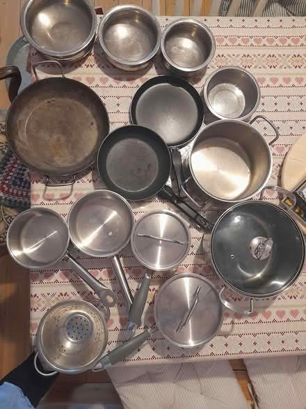 Photo of free Saucepans etc (Dun Laoghaire A96) #1
