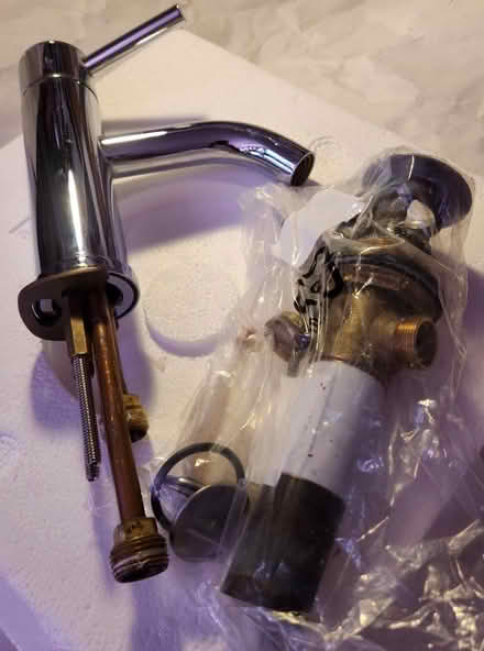 Photo of free Tub faucet and drain parts (Danforth and Greenwood) #3