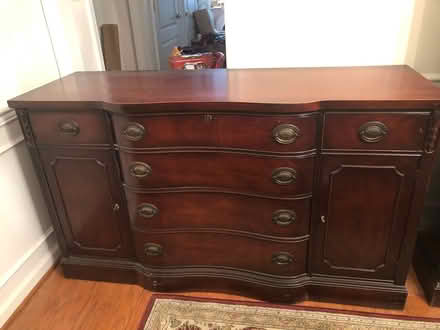 Photo of free Dining room set 4 chairs, table (Taneytown MD) #3