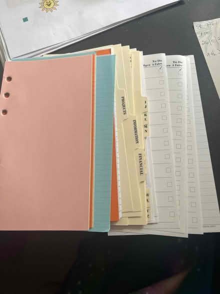 Photo of free Filafax pages (Langley SL3) #1