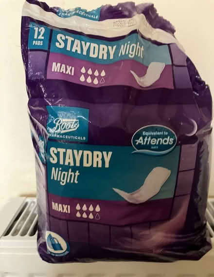 Photo of free Boots Staydry night pads (Bisley Road GL5) #1