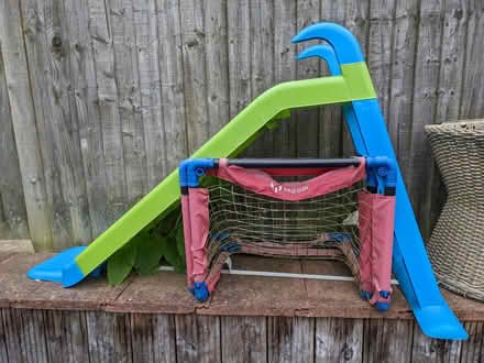 Photo of free Children's plastic slide and goal (NW9) #1