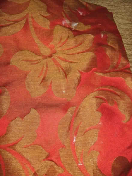 Photo of free Curtains - red and gold lined brocade (Verwood BH31) #3