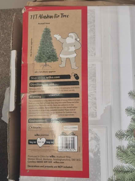 Photo of free 7ft Alaskan Fir Christmas Tree (Abbotswood, Romsey) #2