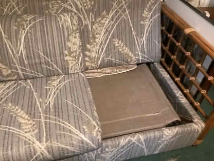 Photo of free 3-Seater Sofa Bed – Bamboo Frame – Pulls out to Dou (AB15) #4