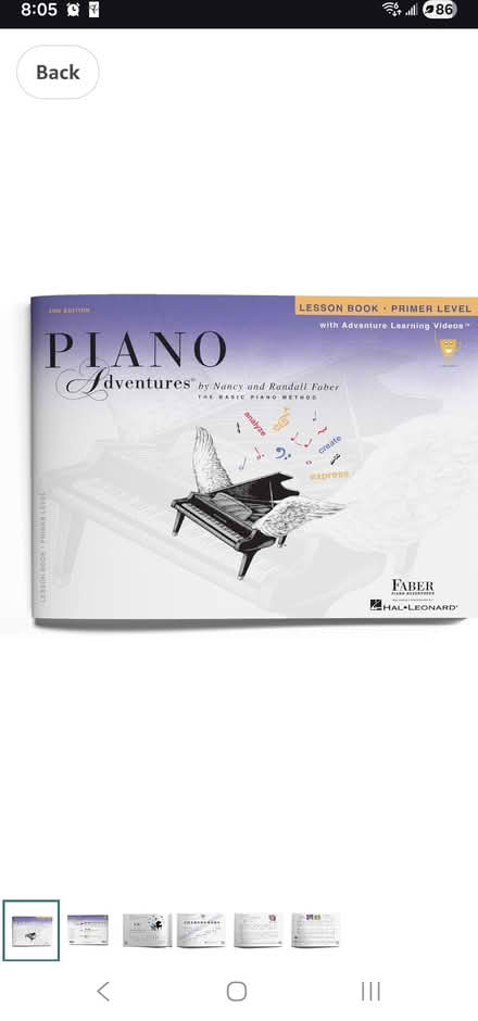 Photo of Piano lesson books (Mississauga Hurontario/Burnham) #1