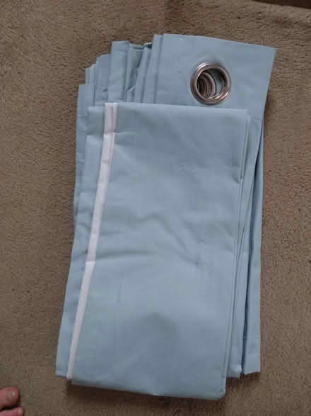 Photo of free Duck Egg Eyelet Blackout Curtains (Exeter, EX1) #1