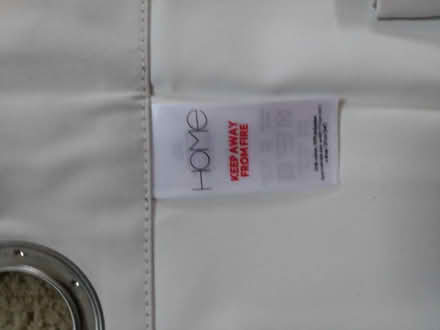 Photo of free Cream/Grey Eyelet Blackout Curtains (Exeter, EX1) #2