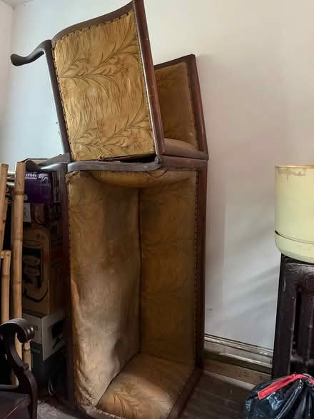 Photo of free Antique Art Nouveau Sofa/Chair (South End of Boston) #1