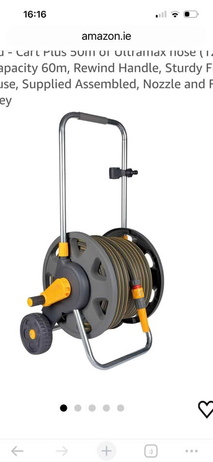 Photo of Empty Hose reel with wheels (Tallaght) #1