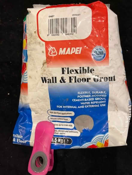 Photo of free Grey wall and floor grout for tiles (Clapham SW4) #1