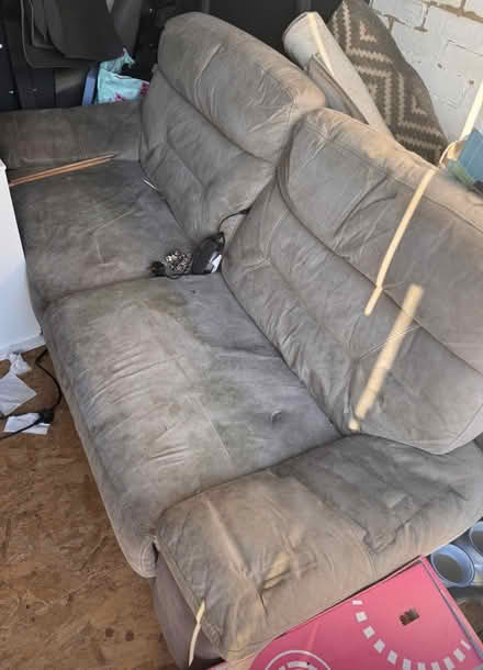 Photo of free Sofa and matching chair (NN2 8ST) #1