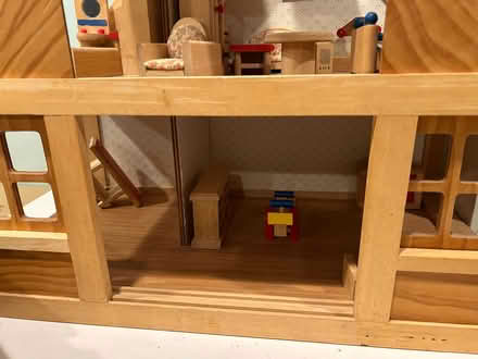 Photo of free Wooden Doll House with Furniture (Brookeville -Georgia/Gold Mine) #2
