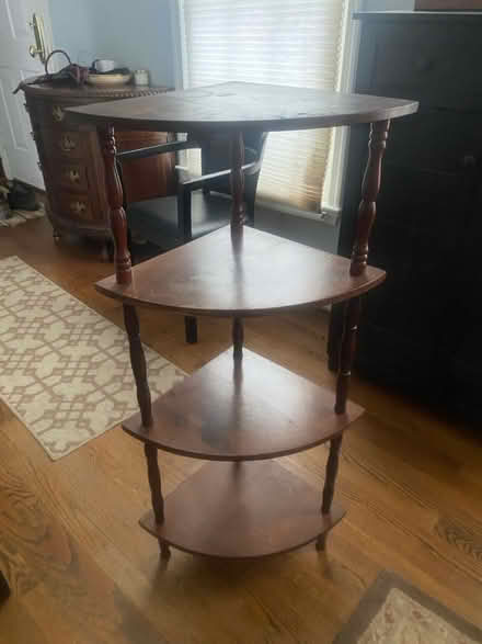 Photo of free Corner shelf (Montgomery Village) #2