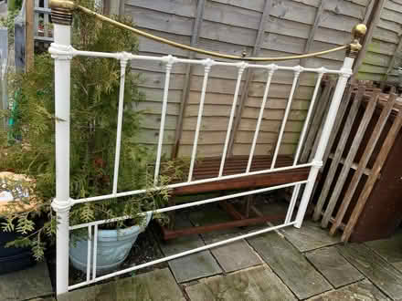 Photo of free Cast Iron Edwardian bed headboard (Tn12qs TN1) #4