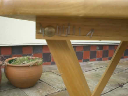 Photo of free Wooden folding picnic table (Salthill & Monkstown DART) #2