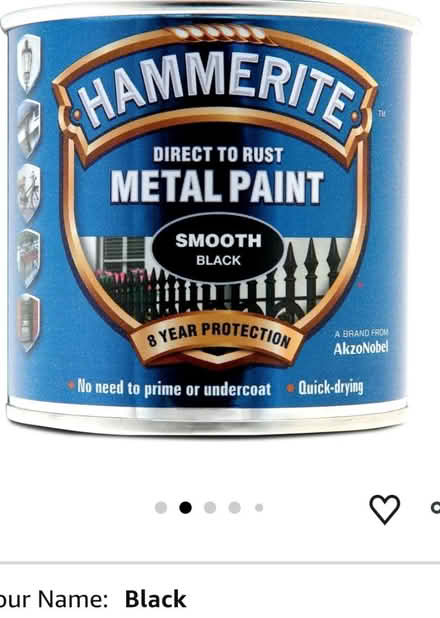 Photo of Black and White paint for outdoors (BH2) #1