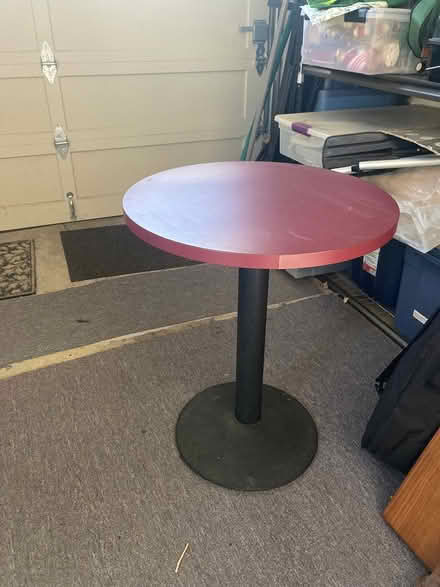 Photo of free Cute purple cafe table (East Richmond heights) #1