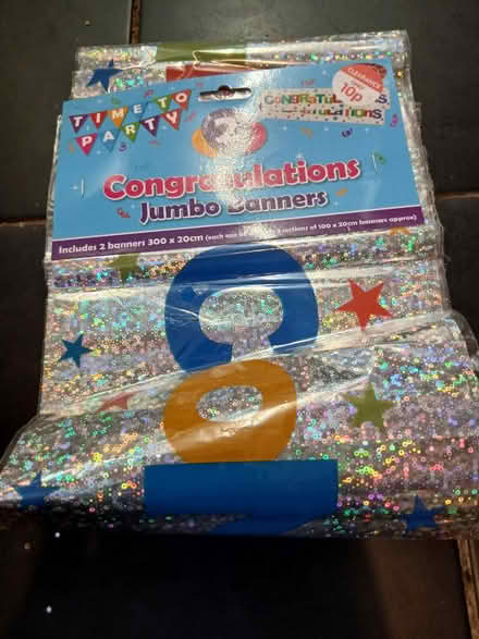 Photo of free Congratulations banner (Weeke SO22) #1