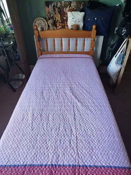 Photo of free Pine single bed frame (West Kirby CH48) #1