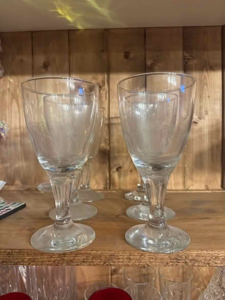 Photo of free Four wine glasses (Surrey RH7) #2