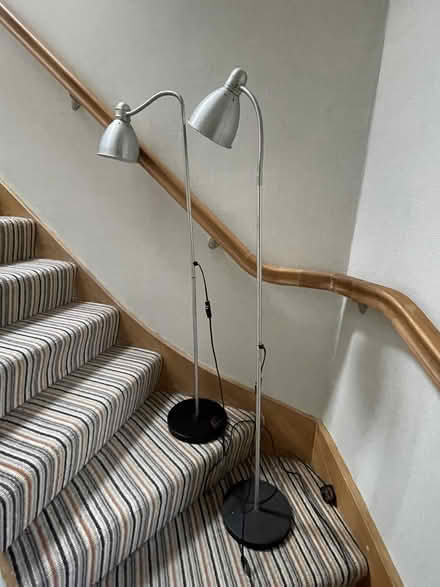 Photo of free Pair Ikea Standard Lamps (Eyton SY7) #1