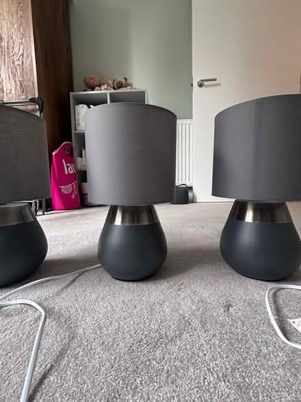 Photo of free 3 Grey Lamps (Wood Street E17) #4