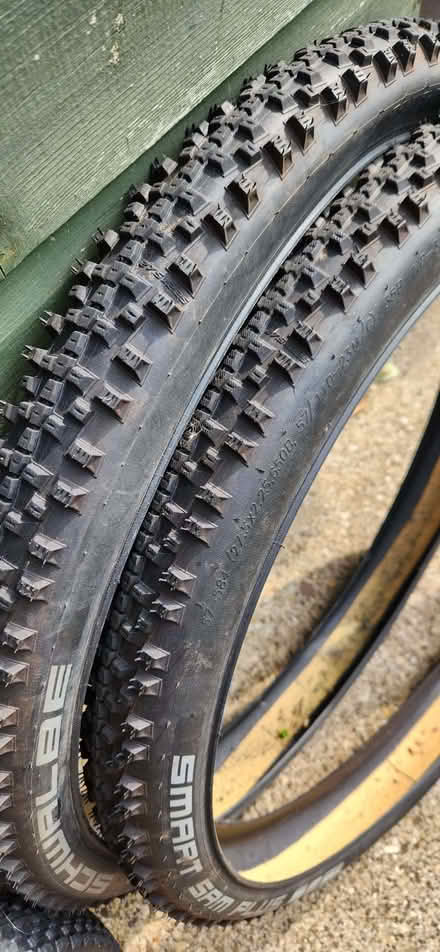 Photo of free Mountain bike tyres (Caldecott OX14) #1