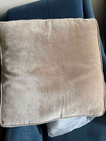 Photo of free Velvet Striped Cushion (Two Mile Ash MK8) #2