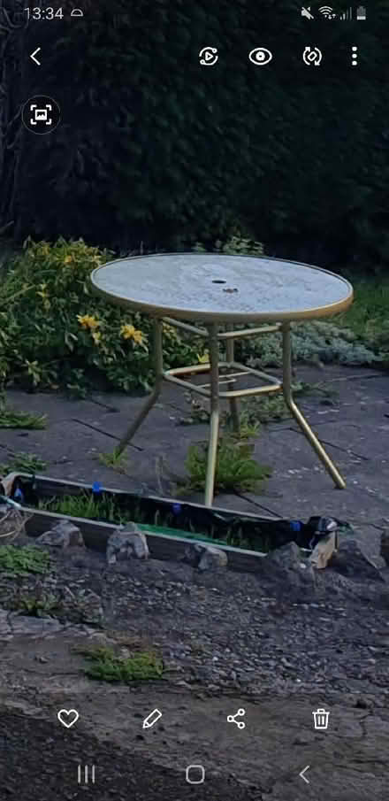 Photo of free Garden table (Saint Leonards Ward EX2) #1