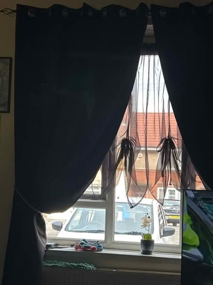 Photo of free 66x90 eyelet curtains (Arbourthorne S2) #1
