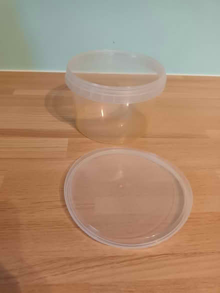 Photo of free 5 Round Plastic Containers (Fareham PO14) #1