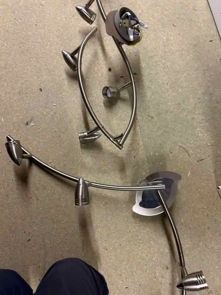 Photo of free Chrome light fittings (Bury Farm LU6) #3